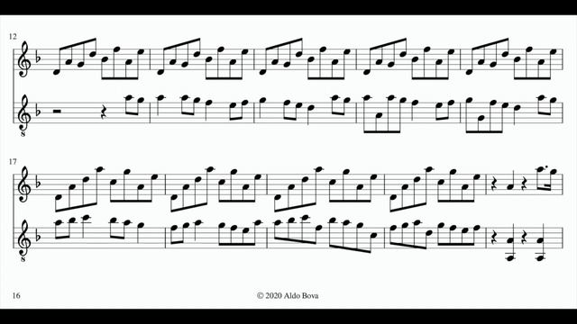 A. Bova, Sonata n 5 for tenor recorder and guitar смотреть онлайн