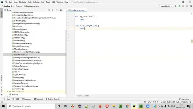 Python pass statement (Selenium Python - Session 132) смотреть онлайн