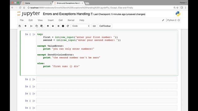 Try, Except, Else and Finally смотреть онлайн