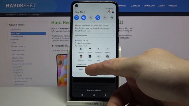 How to Take a Screenshot on Samsung Galaxy A11 - Capture the Screen смотреть онлайн