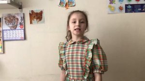 Брюсов «Опять сон» читает Вакатова Анна 4и класс.