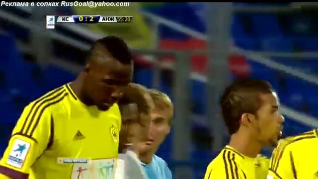 Крылья Советов - Анжи 0-2 гол Ласины Траоре смотреть онлайн