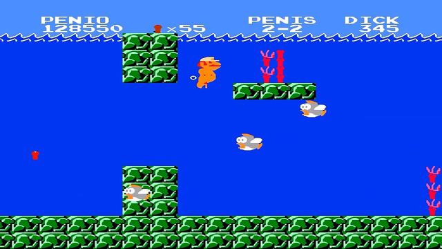 Super Mario Bros HD: Naked Mario Part 1 смотреть онлайн