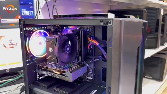 49500₽, Core I3 12100F, 16Gb, Ssd 512Gb, Radeon RX 6400 4Gb, Cougar Gemini-M, 550W