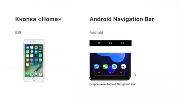 Отличия гайдлайнов iOS и Android в мобильных приложениях. Material Design.