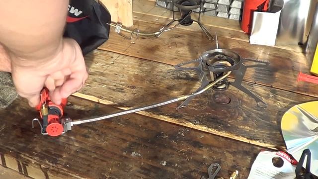 MSR WhisperLite Universal Stove - part 4 - burning kerosene смотреть онлайн