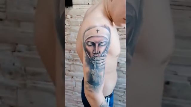 Татуировка на монахиня от от "Velev Tattoo Art" гр. Пловдив смотреть онлайн