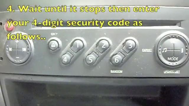 Renault Megane II Radio Fix/Reboot After Battery Replace or Power Out - Enter Code with no Display! смотреть онлайн