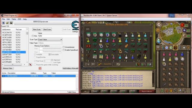 GlitchRSPS - Cheat engine glitch tutorial смотреть онлайн