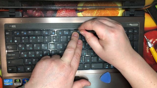 ASUS K53SV. Разбор и чистка. Смотреть до конца, потом разбирать. смотреть онлайн