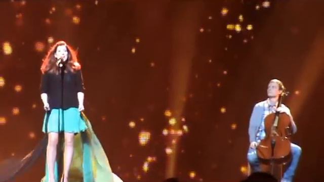 Finland: 2nd rehearsal Eurovision 2012 / Pernilla - När jag blundar смотреть онлайн