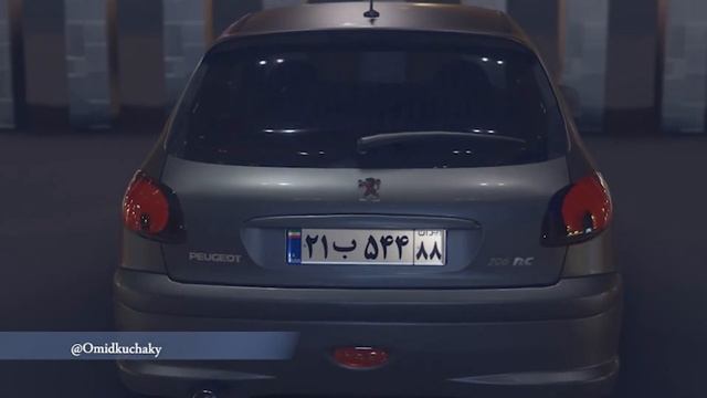 Blender 2.93 Car Animation Peugeot 206 - انیمیشن پژو 206 смотреть онлайн