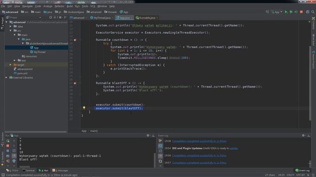 Kurs JAVA średniozaawansowany | Executor Service | ▶strefakursow.pl◀ смотреть онлайн