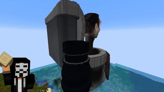Skibidi Toilet 63 G-Man BOSS Upgrade Build in Minecraft смотреть онлайн