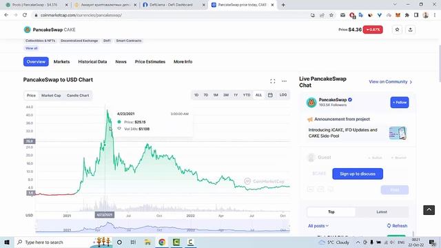 Заработок на криптовалютах. Стейкинг на бирже PancakeSwap