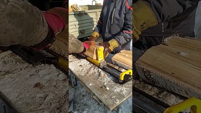 Электрический дровокол. Нашим мужчинам теперь колоть дрова в удовольствие? смотреть онлайн