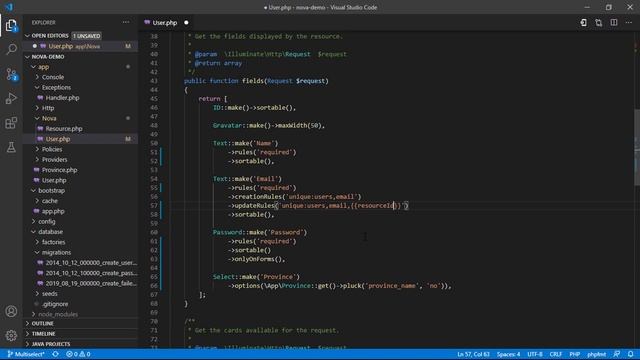Laravel Nova Validation | Laravel Nova | Validation смотреть онлайн