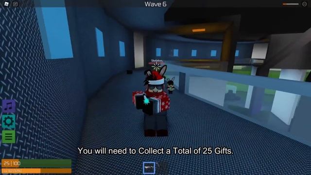 How to get "GIFTED" BADGE + SNOWBALL CANNON in ZOMBIE RUSH! [ROBLOX] смотреть онлайн