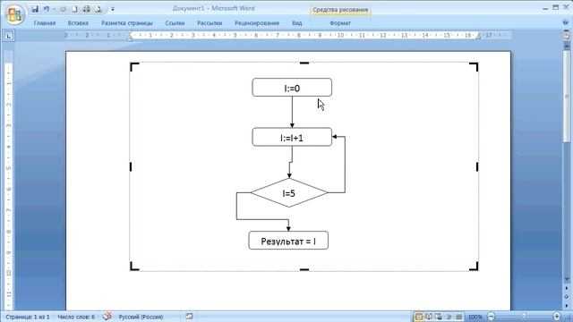 как ... нарисовать блок-схему в WORD, EXCEL, POWER POINT, VISIO смотреть онлайн