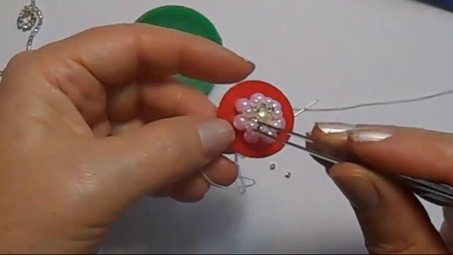 Серединка для бвнта и цветка МК/DIY Decor for bow and flower#177 смотреть онлайн