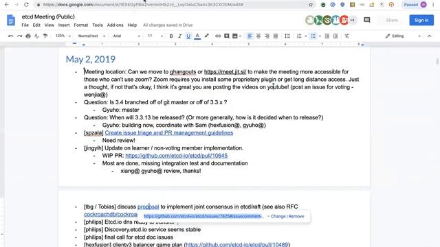 etcd meeting May 2nd 2019 смотреть онлайн