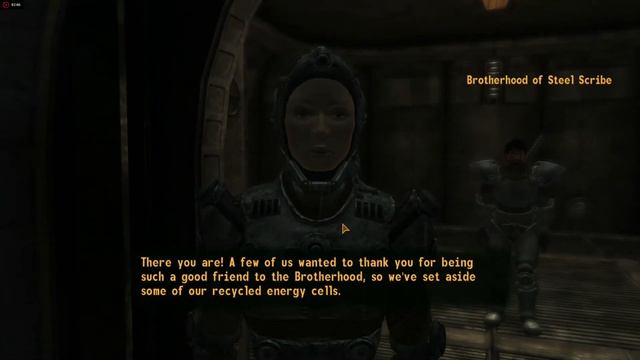 Bringing Veronica to the Brotherhood of Steel Bunker has some fun dialogue смотреть онлайн