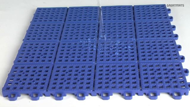 Patio Outdoor Floor Tiles With a Perforated Top смотреть онлайн