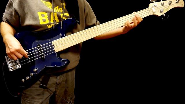 Cort GB75JJ five string bass review/demo смотреть онлайн