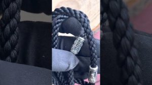 Шнурок гайтан с крестом