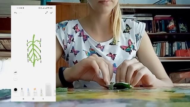Мини сумка из листьев / Микро сумка из листьев смотреть онлайн