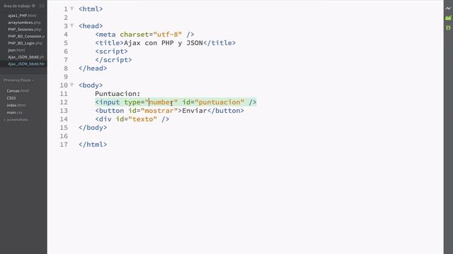 Curso de Javascript - 6.09. AJAX. Ejercicio de AJAX con acceso a base de datos y JSON смотреть онлайн