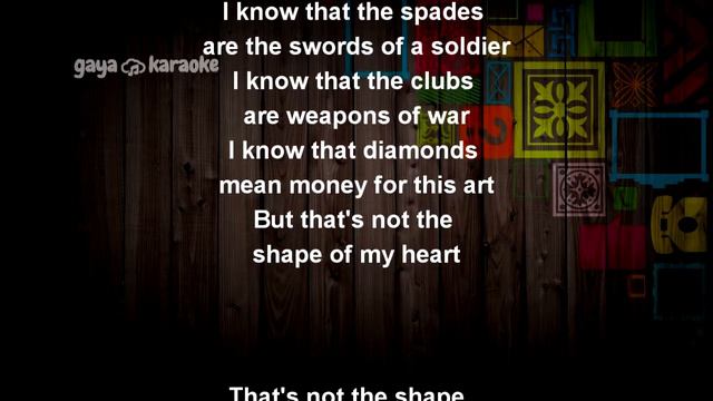 Shape of my heart Karaoke Piano смотреть онлайн