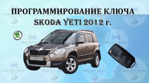 Программирование ключа Skoda Yeti (Шкода Ети), 2012 г.в.