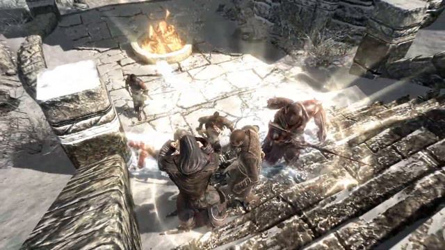 Skyrim Battles - Haknir Death-Brand & The Redguards vs The Greybeards 1/2 смотреть онлайн