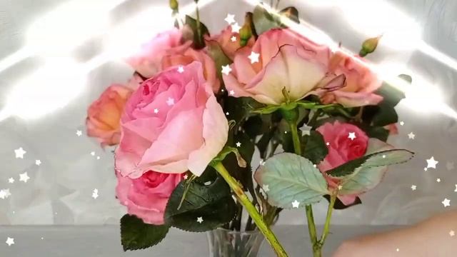 Букет роз из холодного фарфора смотреть онлайн