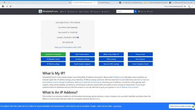 ‪What Is My IP Shows your real public IP address IPv4 IPv6 Google Chrome‬ 09 06 2019 04 05 1 смотреть онлайн
