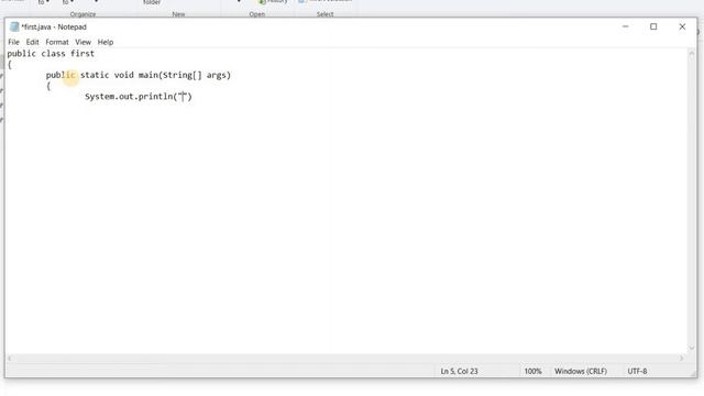 Java First Program | Hello Program in Java | Java code execute in cmd prompt | keyword in cmd promp смотреть онлайн