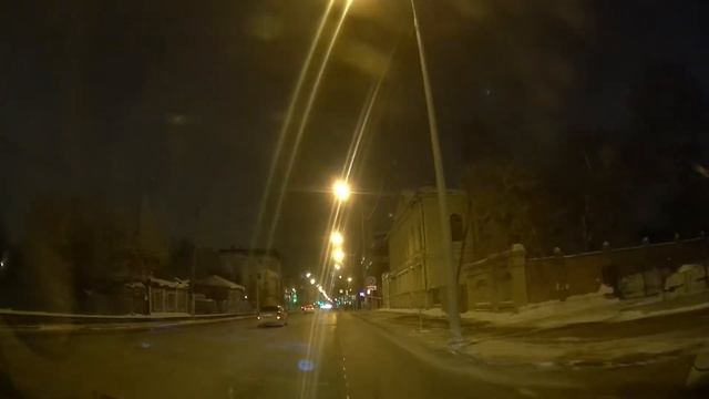 Движение на автомобиле по Тюмени на Челюскинцев и обратно/Trip on the Tyumen city streets смотреть онлайн