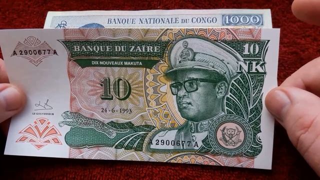 КОНГО и ЗАИР ? Банкноты Африки ? My collection of banknotes of Africa, Zaire and the Congo смотреть онлайн