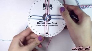 DIY: Kumihimo blacelet / Браслет "Кумихимо" из 8 нитей своими руками. Как сделать "Кумихимо" диск.