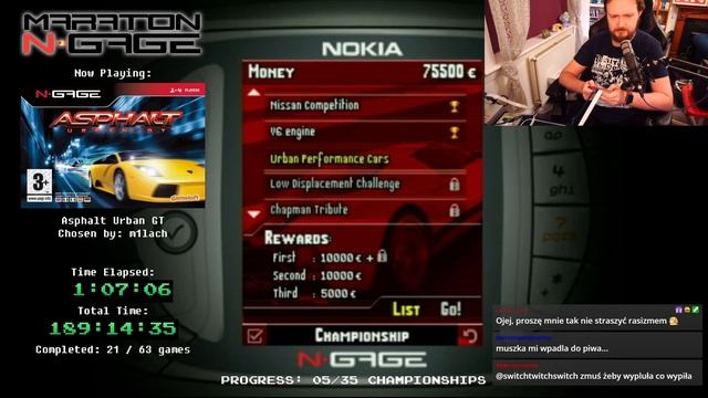 Maraton N-Gage: Asphalt Urban GT #1 (13.01.2022) смотреть онлайн