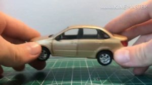 Тюнинг модели Лада Гранта. Гранта опер. Welly. 1/36