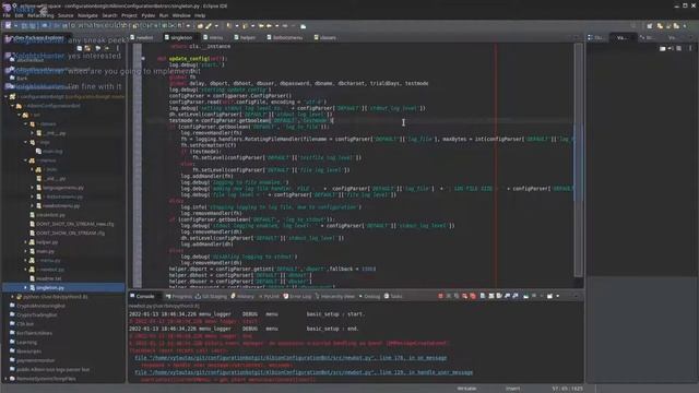 Coding stream #9 refactoring configuration loading (python) смотреть онлайн