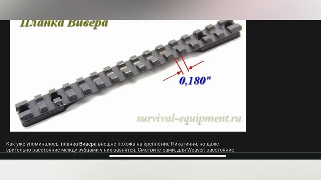 Чем отличается планка Пикатинни от планки Вивера | Хатсан Страйкер Альфа | Планка Ласточкин хвост смотреть онлайн