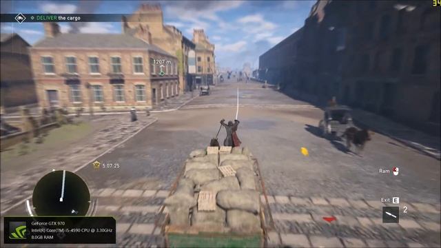 Assassin's Creed: Syndicate | i5-4590 | Zotac GTX 970 | 8GB Ram | 1080p | 60fps смотреть онлайн