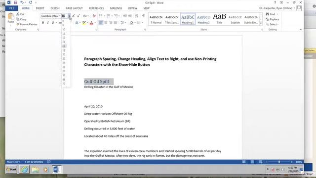 Learn more on Paragraph Spacing, Headings, Aligning Text, & NoN-Printing Characters смотреть онлайн