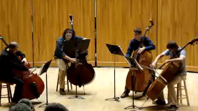 Quartet for String Basses by Gunther Schuller, Mvt. II смотреть онлайн