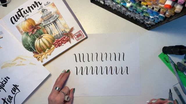 ПРОСТАЯ И КРАСИВАЯ КАЛЛИГРАФИЯ ДЛЯ НАЧИНАЮЩИХ. Бесплатный урок смотреть онлайн