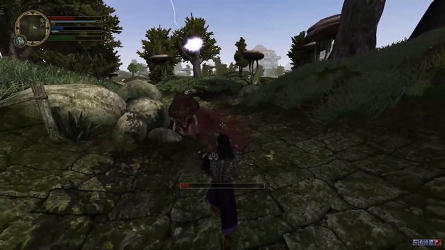 The Elder Scrolls 3: Morrowind - Modded Let's Play: Part 12 - On our way to Ebonheart смотреть онлайн