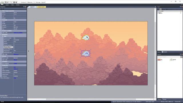 Construct 2 Tutorial - The Sine Behavior смотреть онлайн